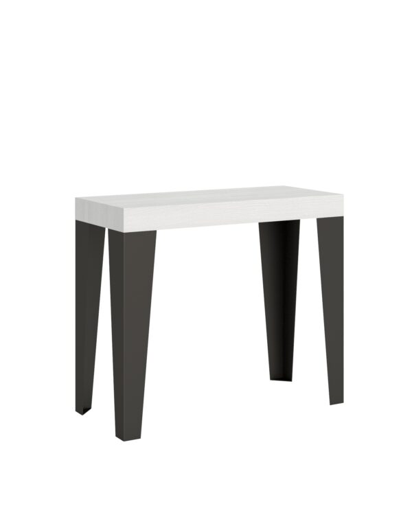 Consolle Flame gambe antracite
